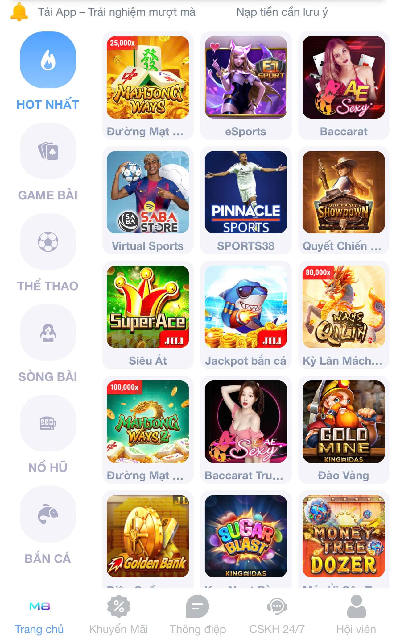 app nhà cái m8best